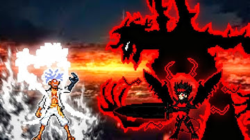 Wano Luffy V2 (all form) (New) VS Asta OP (all form) in Jump Force Mugen🔥