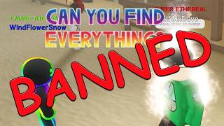 Can You Find Everything BANNED Roblox