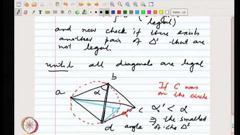 Mod-08 Lec-19 Delaunay Triangulation.