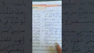 تحليل درس قصيدة بعد الفراق للصف التاسع