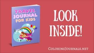 Travel Journal For Kids Flip Through Video
