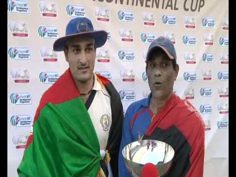 I Cup final Hamid Hassan And Coach Rashid Latif ta...