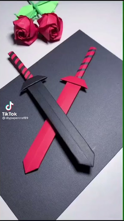 Paper sword 🗡 tutorial