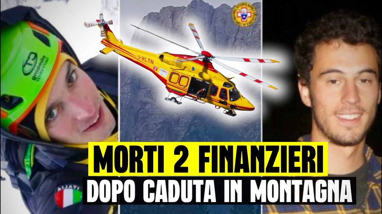 TRAGEDIA IN MONTAGNA: MORTI 2 GIOVANI FINANZIERI DURANTE UNA CORDATA ...