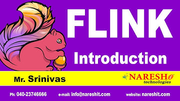 Flink Introduction | Apache Flink Tutorial Videos | Mr. Srinivas