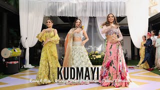 Kudmayi || Ronaq & Nishi's Wedding Dance Performance || Sangeet & Mehndi Resimi