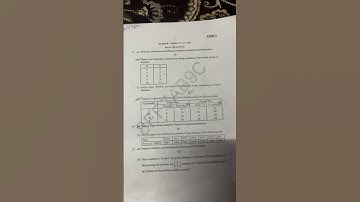 Degree b.com 4th semester business statistics 2 previous question paper  #bcom #statistics #4thsem