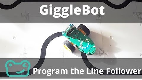 GiggleBot Line Follower - Program the micro:bit robot using the Line Follower