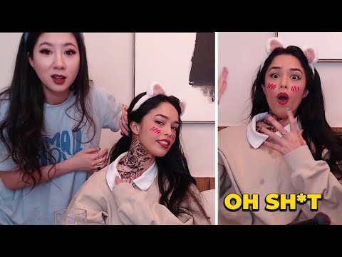 Valkyrae Gets a Neck Tattoo & Forgets She Has an Event