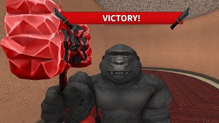 I PLAYED MM2 AS A GORILLA... (Murder Mystery 2)