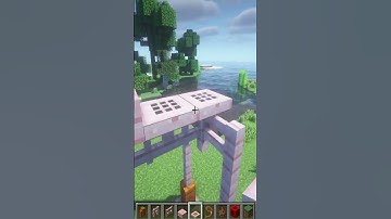 How to build a Realistic Swing in Minecraft #shorts #minecraft