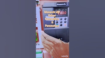 monarch v3f driver parameters & connection for MD controller #elevator #monarch #informative #drive