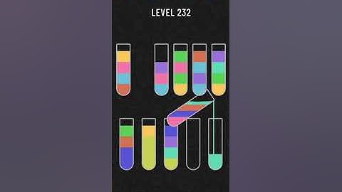 Water Sort Puzzle Level 232 Walkthrough Solution Android/iOS 💦