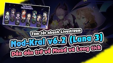 Tóm tắt Livestream Nod-krai v6.2 (Luna 3) | Durin và ra mắt phe Hội Ma Nữ | Thêm nguyên thạch
