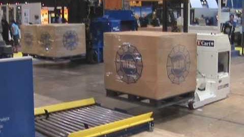 SmartCart Automatic Guided Cart demonstration at NA 2008 Show