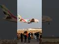 日没直後! スペシャルリバリーなエミレーツのA380 / EK318 A6-EUH RJAA 16R 1708 260118 / Grand Slam Tennis Livery