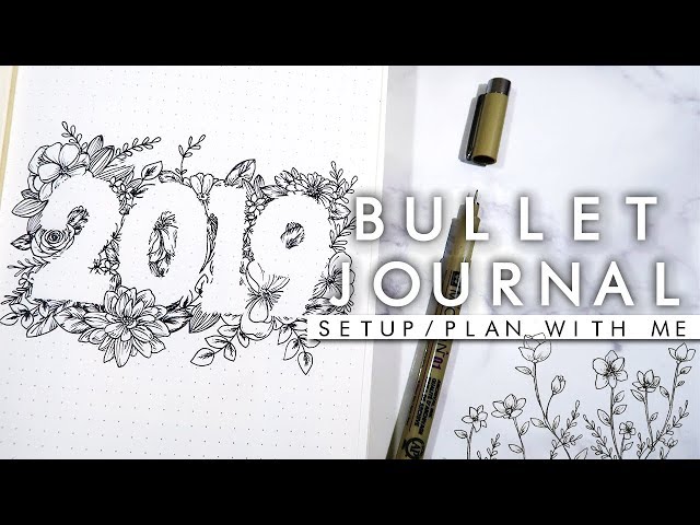 2019 New Bullet Journal/Planner Setup ✨Elegant✨