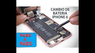Cambiar Batería iPhone 6 Guia Paso a Paso Muy Fácil Tutorial