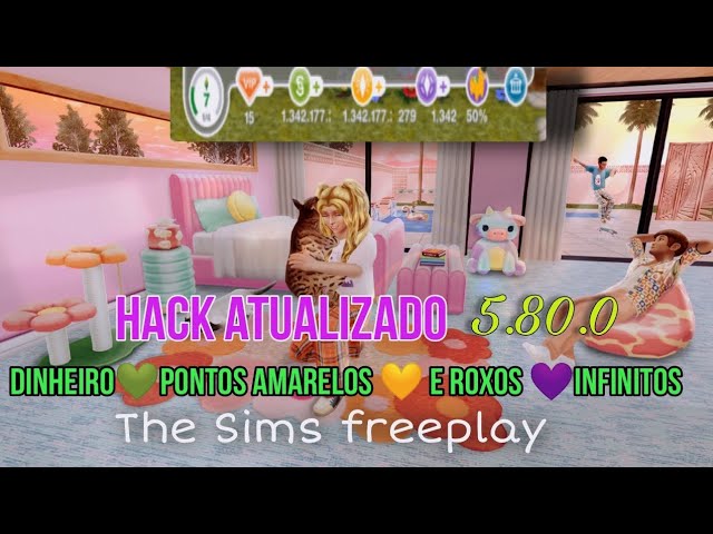 The Sims Free Play Hacker! Nuvem lvl 55 + Vip 15 + Dinheiro infinito!!! 