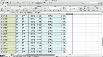 Excel How To Compare  Two Tables in a Second