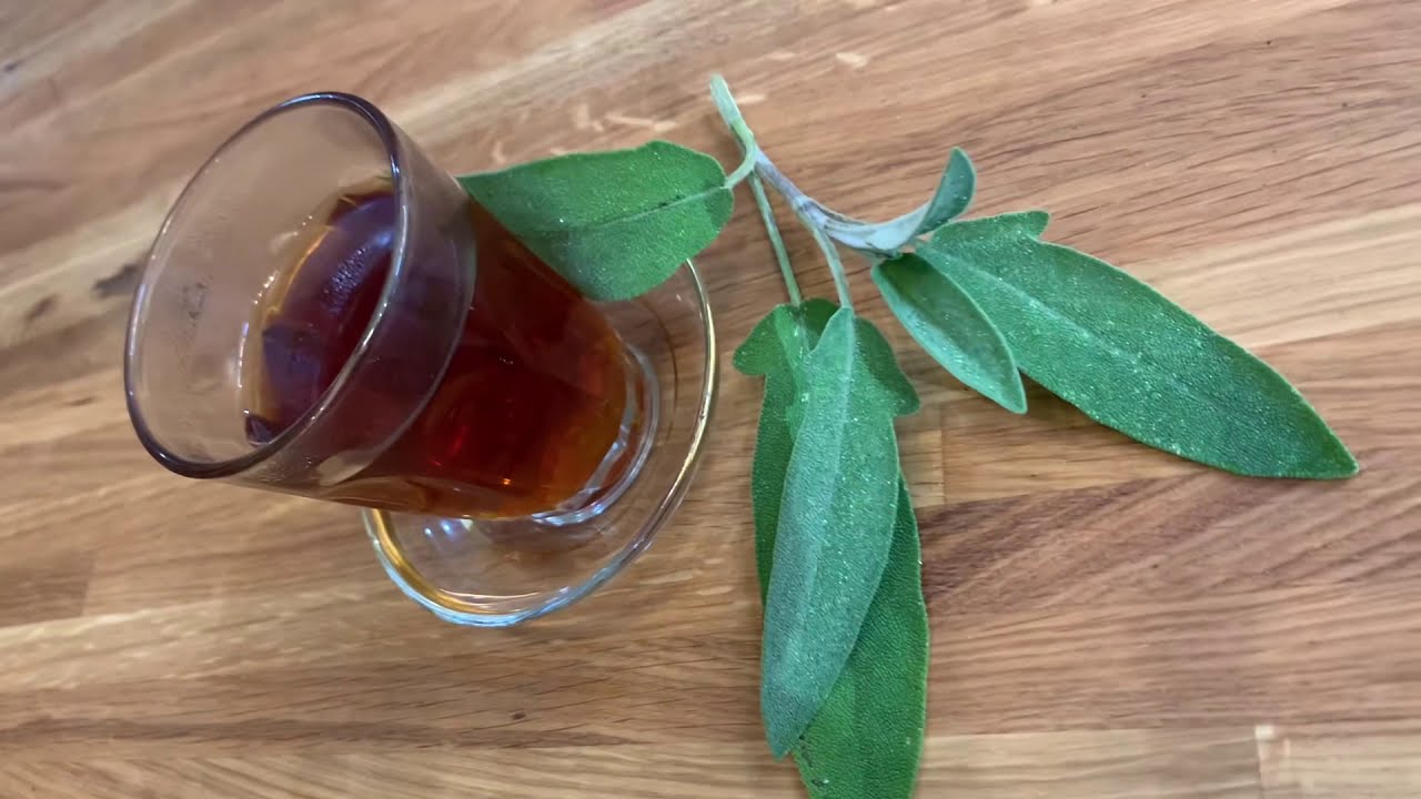 Palestinian sage tea شاي المرمرية الفلسطيني - YouTube