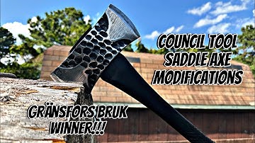Council Tool Saddle Axe: Mods for axe throwing. GB winner! #axe #axethrowing #outdoors #vikings