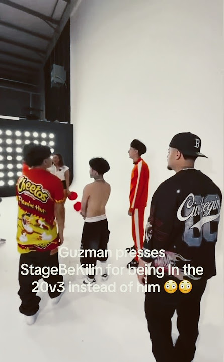 Guzman Pressing StageBeKillin in Front Of Dkane #guzman #dkane #stagebekillin #tiktoker #20v1