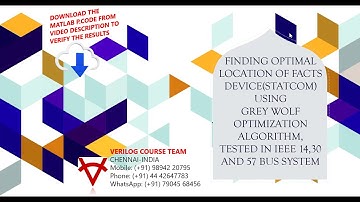 FINDING OPTIMAL LOCATION OF FACTS DEVICE(STATCOM) USING GREY WOLF OPTIMIZATION ALGORITHM