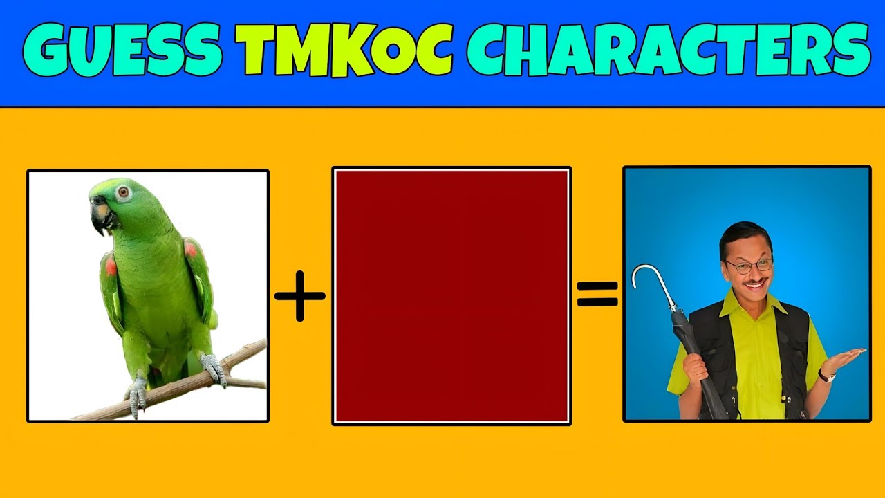 Guess Tmkoc Characters By Emoji | tmkoc riddles | tarak mehta ka ooltah chashma quiz