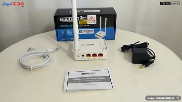 TOTOLINK N200RE V4 300Mbps Mini Wireless N Router Versi 4 - (92335)