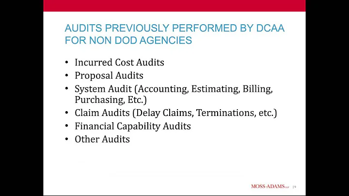 Performing Government Contract Audits—without the DCAA