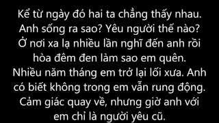 Người yêu cũ - Khởi My (Lyrics) chords