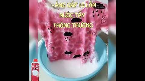 Nước tẩy rửa X5000 siêu sạch, siêu tiết kiệm
