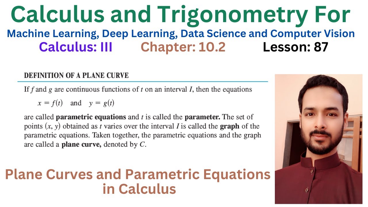 Lesson 87: Plane Curves and Parametric Equations in Calculus - YouTube