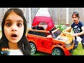 Car Wash Playing with Cleaning Toys Ashu and Cutie | Katy Cutie Show