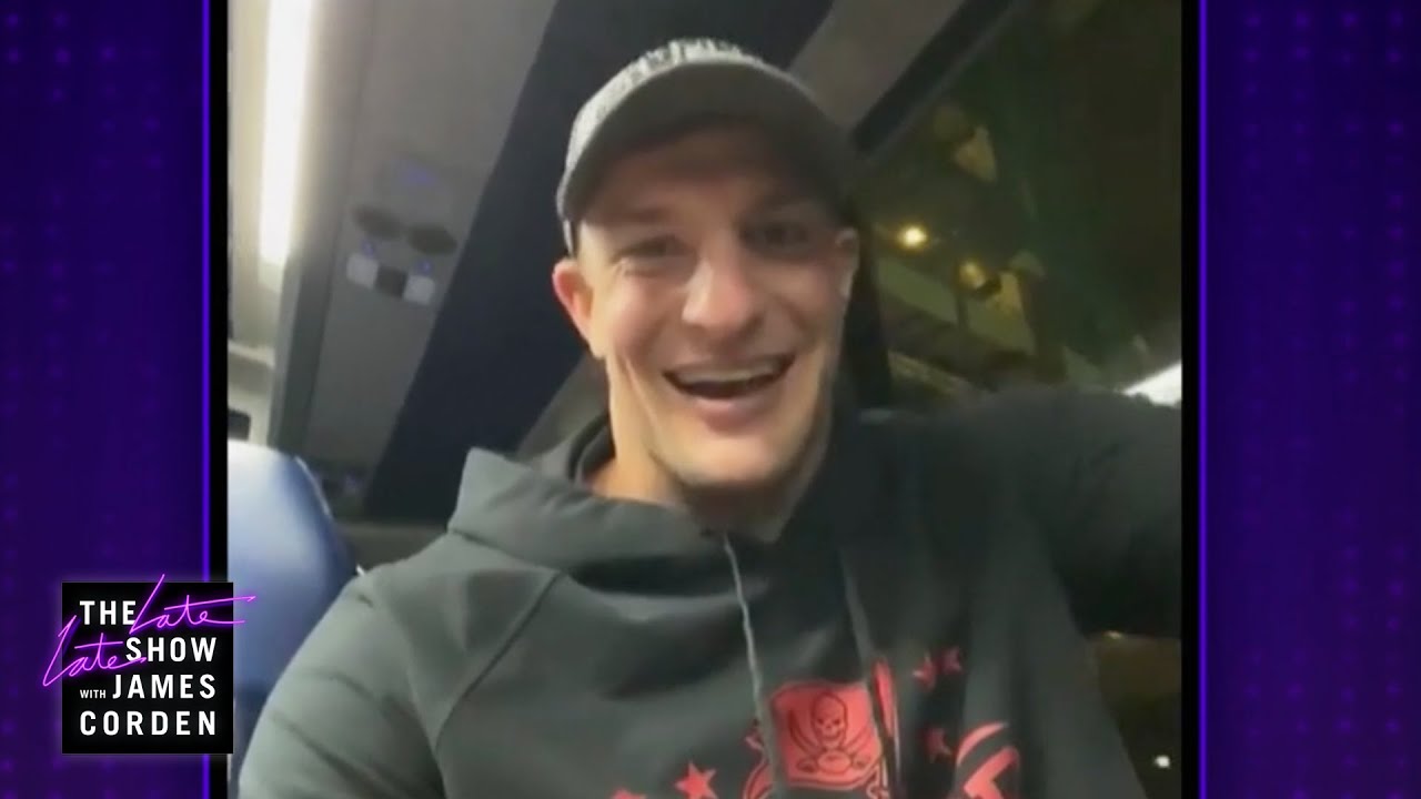 Rob Gronkowski Is Celebrating with Cheesy Burrito