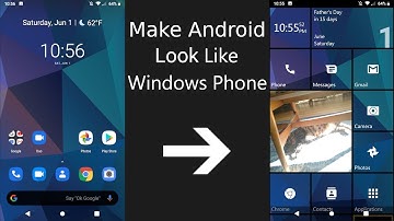 Make Android look and function like Windows 10 Mobile (2019)
