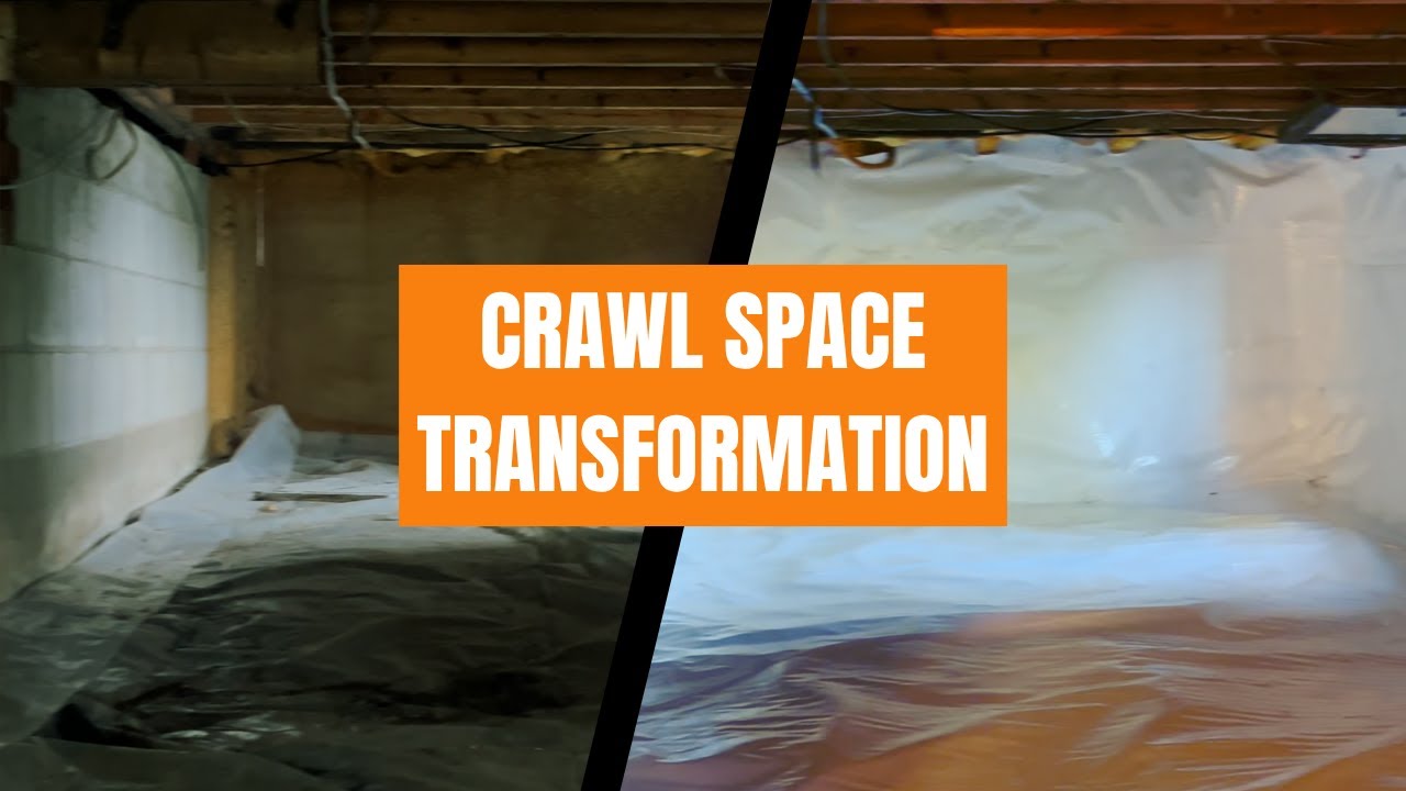 Crawl Space Encapsulation from Start to Finish - YouTube