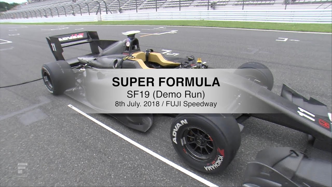 super formula sf19 demo run youtube