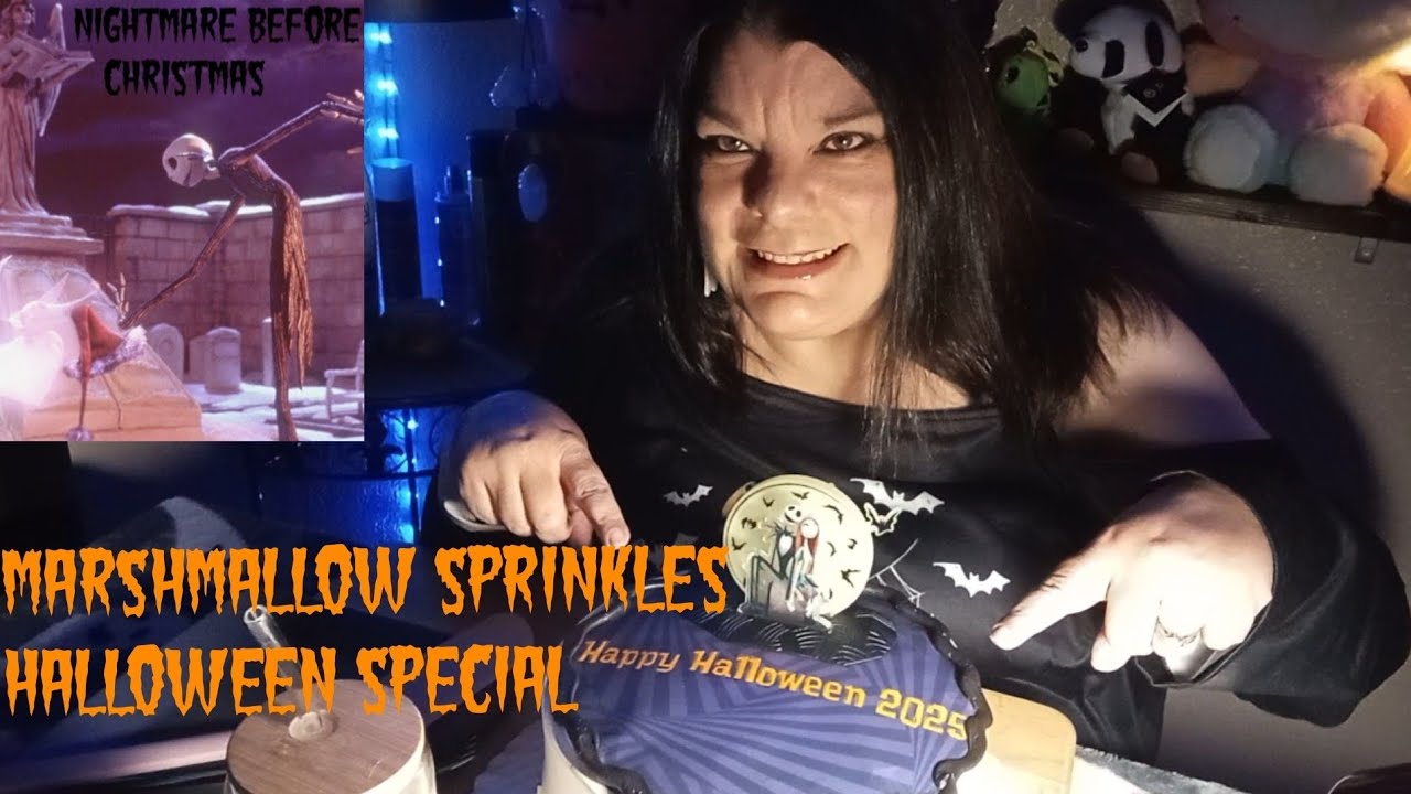 ASMR Halloween Special Nightmare Before Christmas Cake