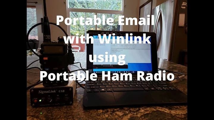 Portable Email Using Winlink and Ham Radio Handheld