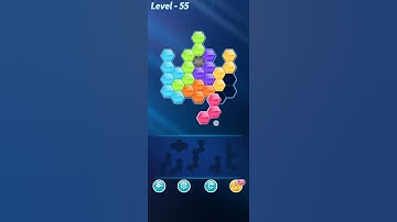 Block! Hexa Puzzle | 6 Mania - Level 55 | Walkthrough