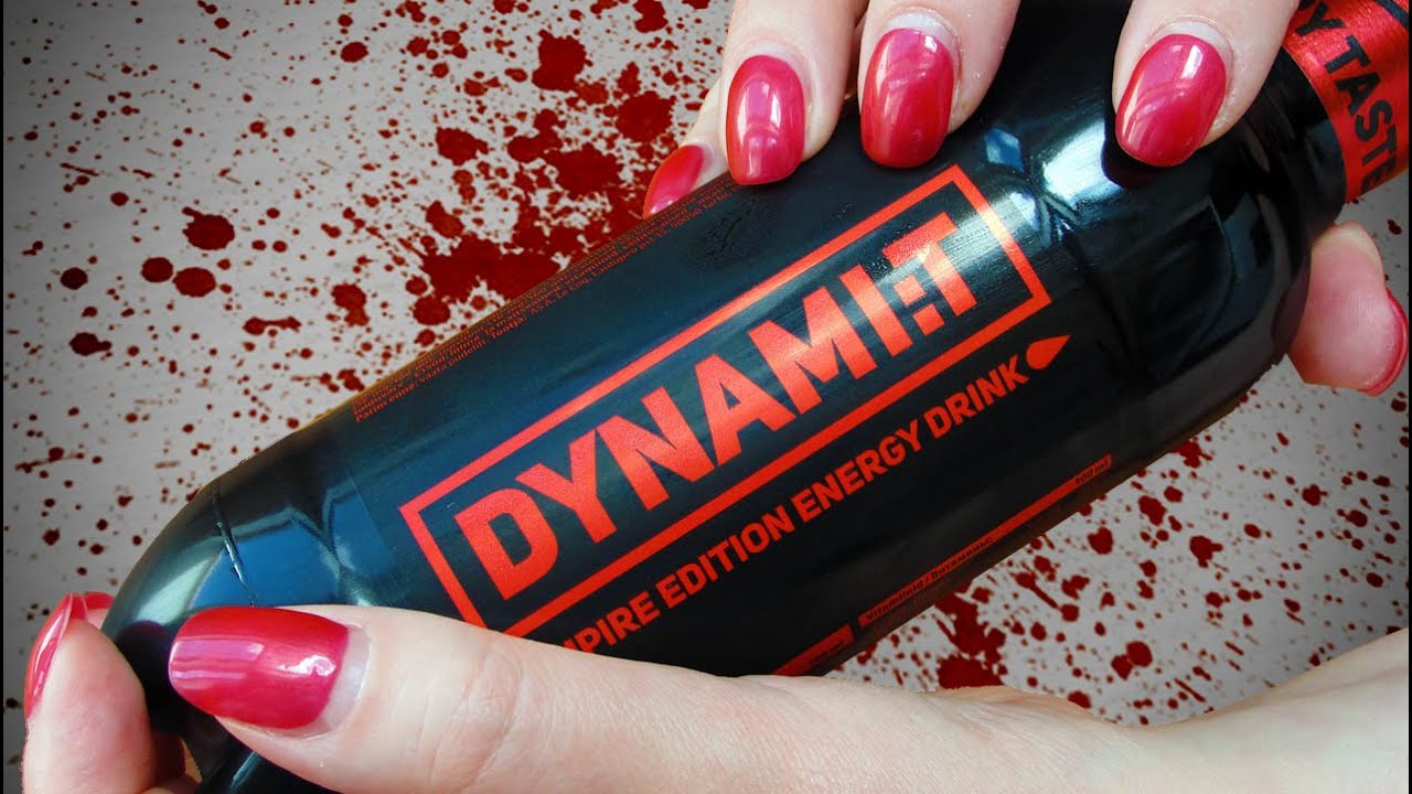 Dynamit Energy Drink Vampire Edition YouTube