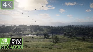 4K Red Dead Redemption 2 I Relaxing Walk to Heartlands I ULTRA MAX Settings PC RTX 4090