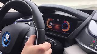 BMW i8 Top Speed Acceleration 0-245 km/h,  Launch Control & Sound | APEX