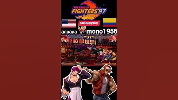 The King of Fighters 97 | aaaaaa vs mono1956 | iori VS Terry