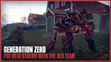 GENERATION ZERO - NEW Gameplay Pre-Beta Stream With The Developers 2019 (PC, PS4 & XB1) HD
