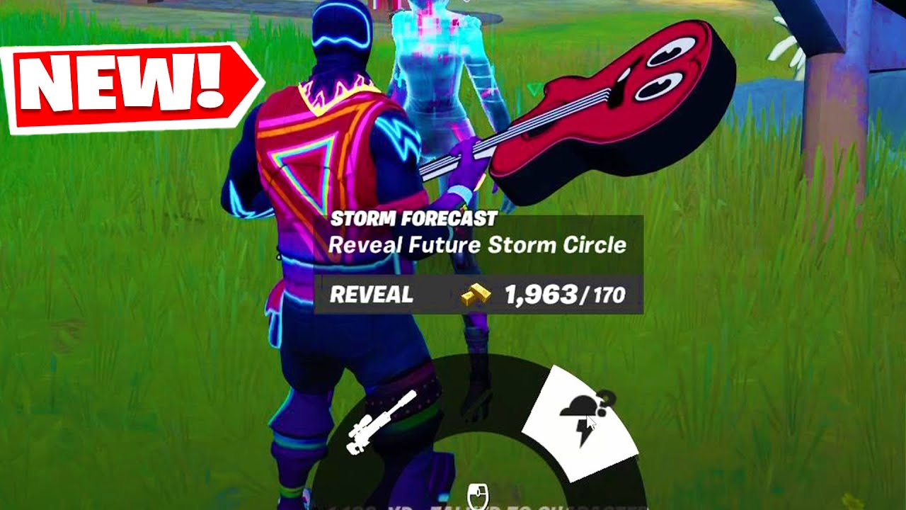 Get a Storm Forecast from a Character Fortnite YouTube