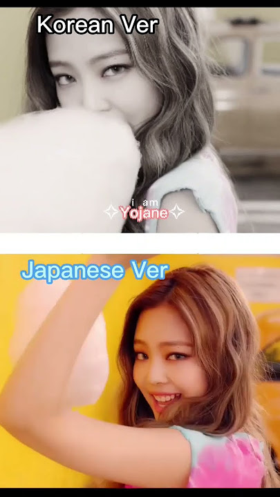 BLACKPINK As If it's Your Last Korean Version VS Japanese Version||Jennie & Rose & Lisa Part