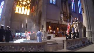 Festival of Remembrance 2015
Recital of In Flanders Fields, recorded at the Royal British Legions 37th Service of Remembrance held in San Franciscos Grace Cathedral on November 8, 2015.
The original video was taken by The Caledonian Club of San Francisco from https://www.facebook.com/watch/?v=384237102627691 Festival of Remembrance 2015